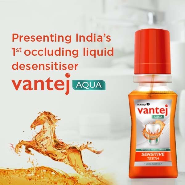 Vantej Toothpaste For Sensitive Teeth 50G Aqua Advanced Protection Mouthwash For Rapid Sensitivity Pain Relief In 3 Days 100 ml - Image 2