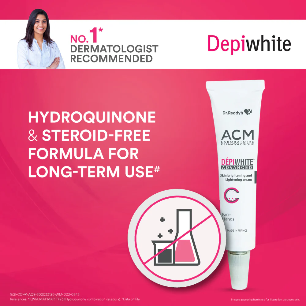Dr Reddy's Depiwhite Advanced Skin Radiance Cream with Phosphatase Activators, help Reduces Dark Spots, help Improves Complexion, Sustained Results, No Hydroquinone and Steroids, 15ml - Image 10