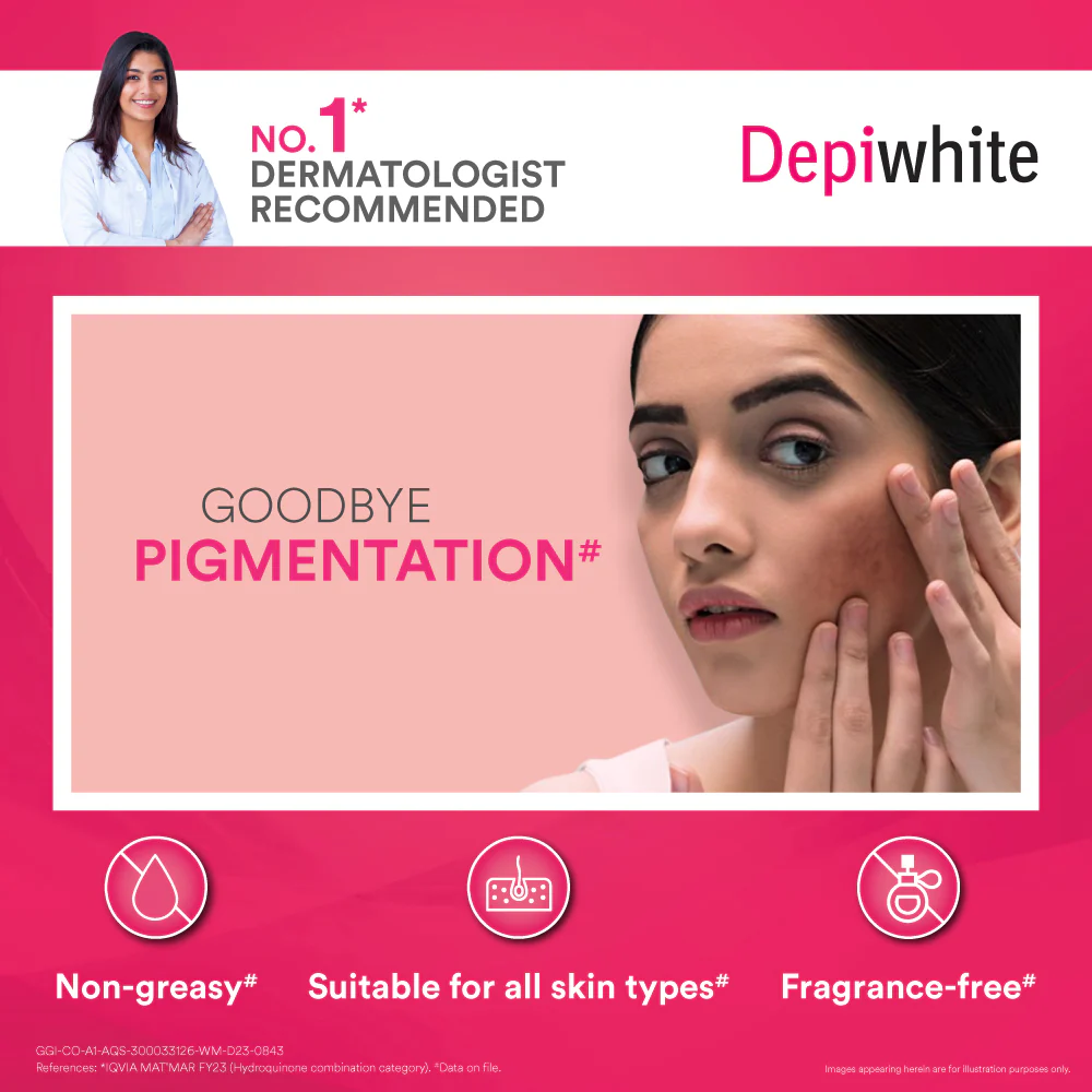 Dr Reddy's Depiwhite Advanced Skin Radiance Cream with Phosphatase Activators, Help Reduces Dark Spots, Helps Improves Complexion, Sustained Results, No Hydroquinone and Steroids, 40ml - Image 10