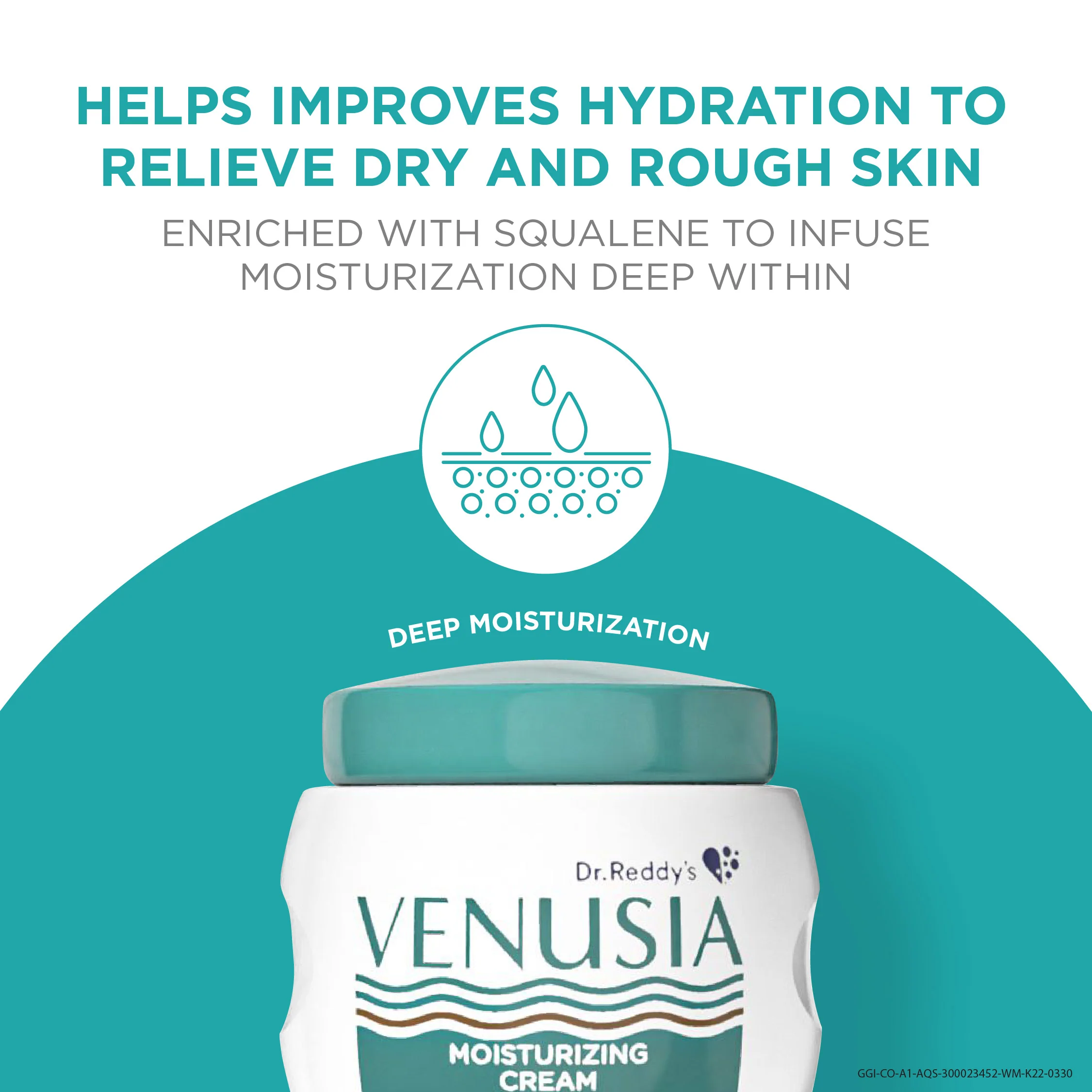 Dr. Reddy's Venusia Moisturizing Cream With Aloe Vera,Vitamin E & Squalene 100 GM - Image 5