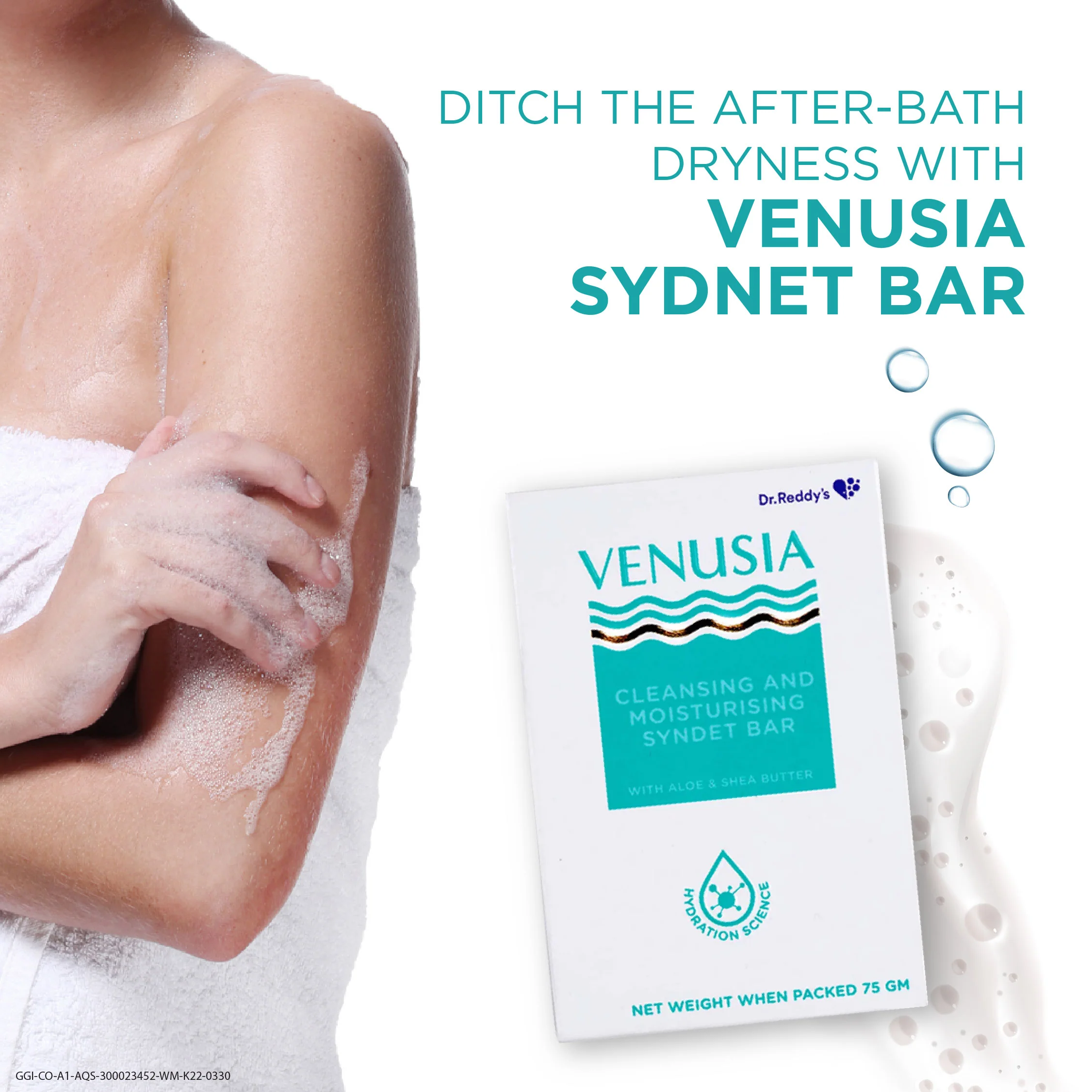 Dr. Reddy's Venusia Max Intensive Moisturizing Lotion  300 GM  and Venusia Moisturizing Bathing Bar 75 GM - Image 11