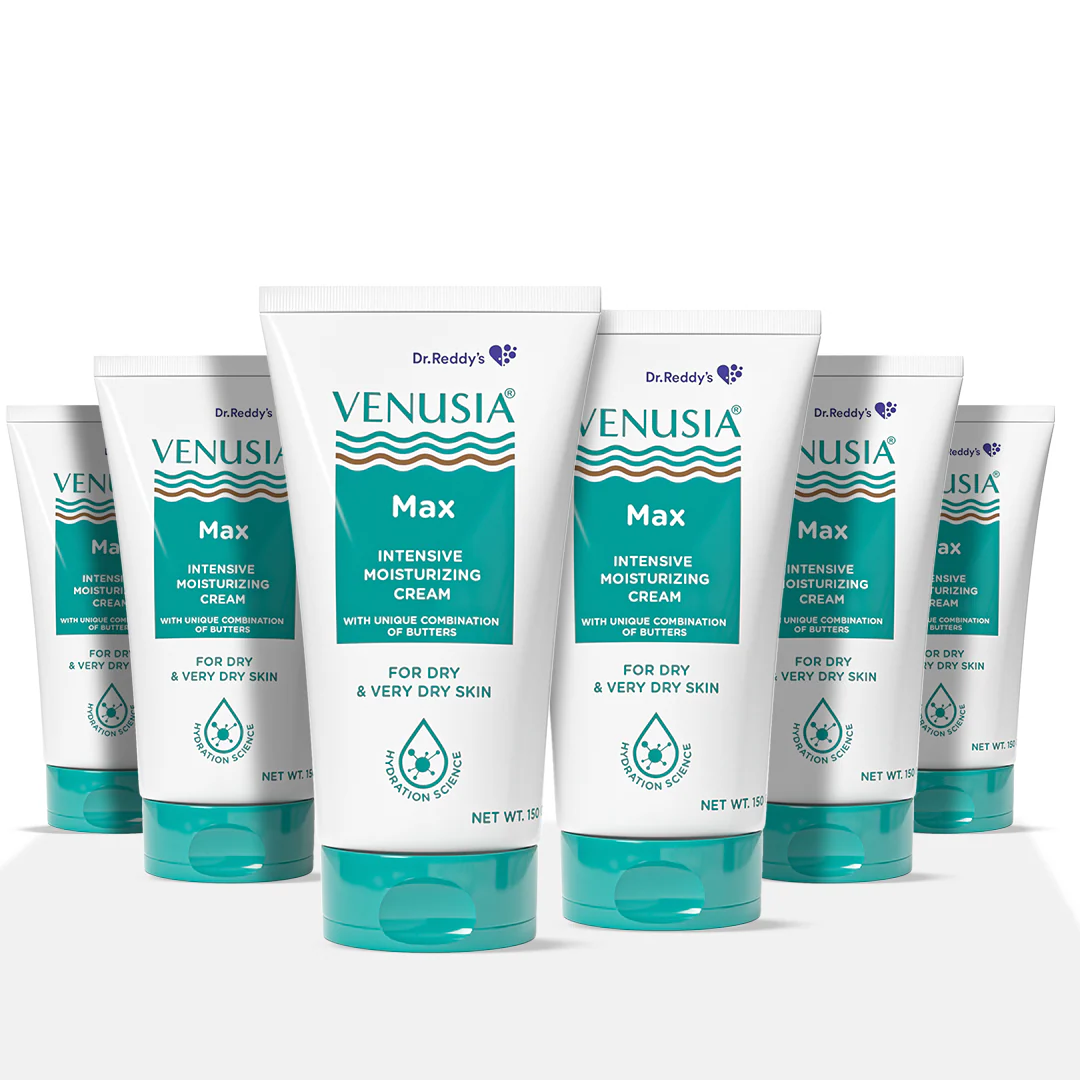 Dr. Reddy's Venusia Max Intensive Moisturizing Cream For Dry Skin To Very Dry Skin, Contains Shea, Mango, Aloe & Cocoa Butter, Paraben Free & Non Irritant formula,  Dermat Recommended I 150g - Image 11