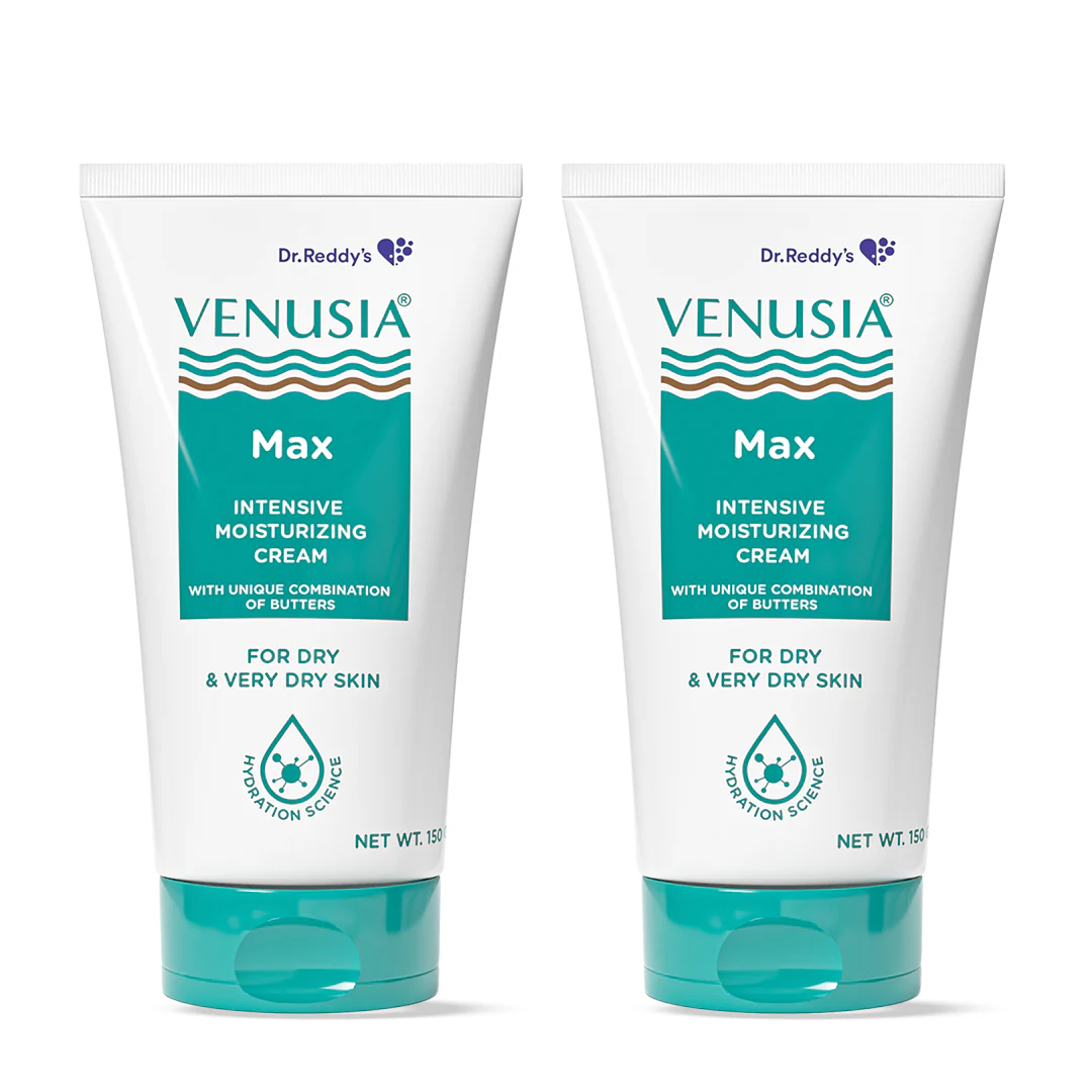 Dr. Reddy's Venusia Max Intensive Moisturizing Cream For Dry Skin To Very Dry Skin, Contains Shea, Mango, Aloe & Cocoa Butter, Paraben Free & Non Irritant formula,  Dermat Recommended I 150g - Image 7
