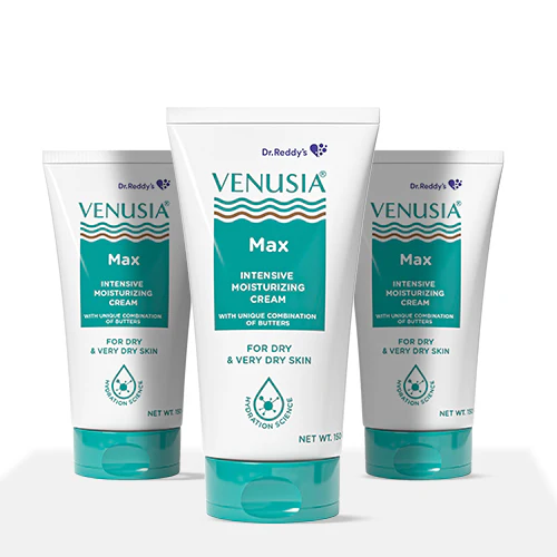 Dr. Reddy's Venusia Max Intensive Moisturizing Cream For Dry Skin To Very Dry Skin, Contains Shea, Mango, Aloe & Cocoa Butter, Paraben Free & Non Irritant formula,  Dermat Recommended I 150g - Image 8