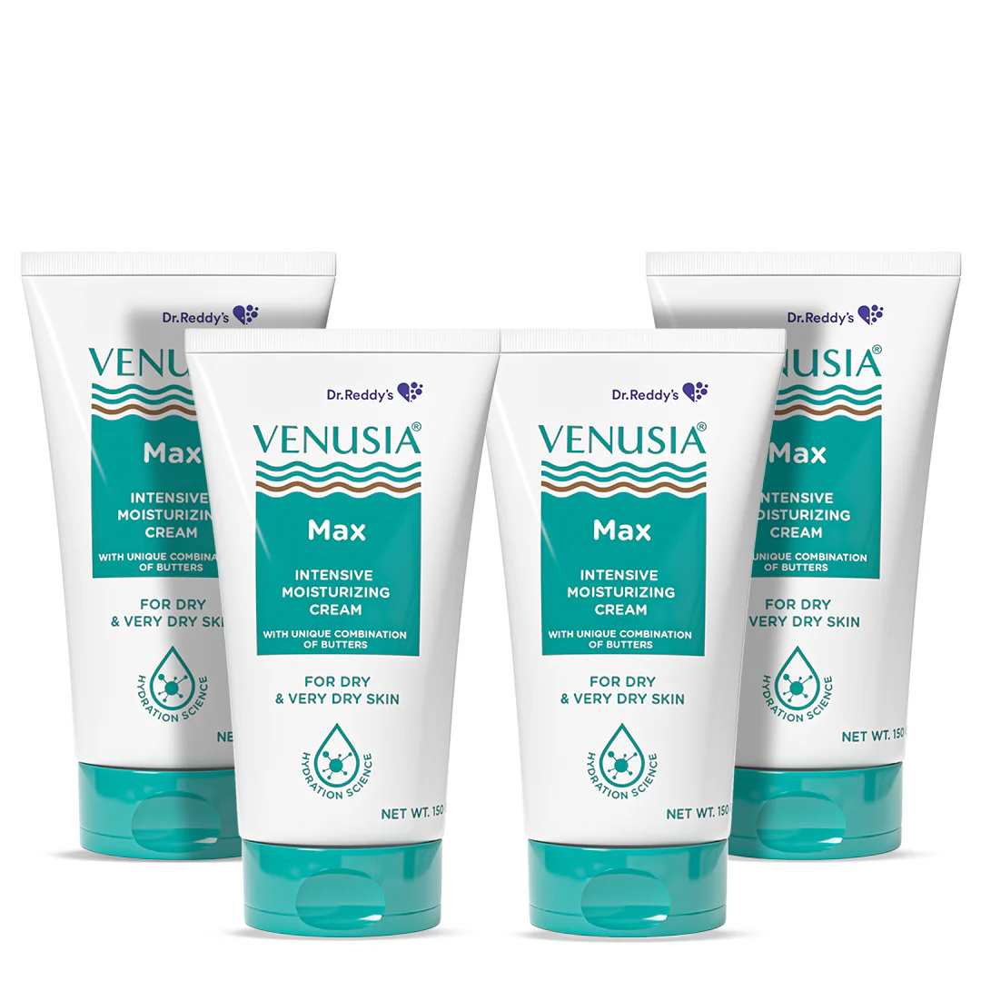 Dr. Reddy's Venusia Max Intensive Moisturizing Cream For Dry Skin To Very Dry Skin, Contains Shea, Mango, Aloe & Cocoa Butter, Paraben Free & Non Irritant formula,  Dermat Recommended I 150g - Image 9
